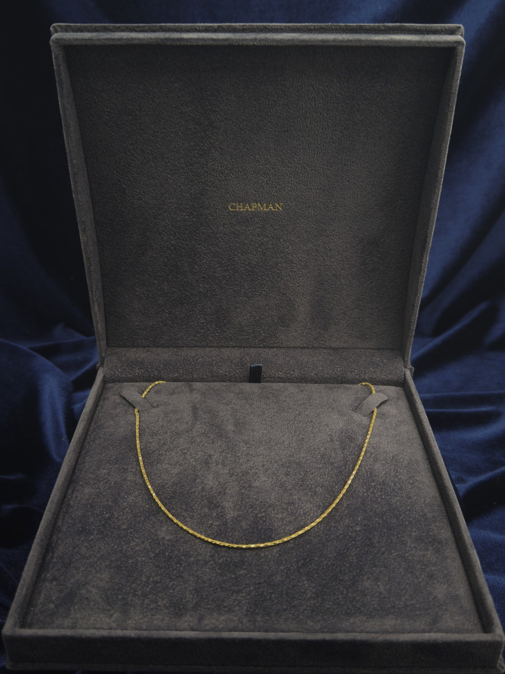 Solid 9ct gold Italian chain necklace, 46 cm, Sheffield hallmarked