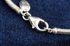 Sterling silver charm bracelet with charms, 18.5 cm, London hallmarked 925