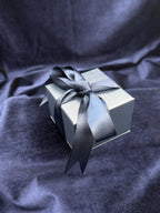 Chapman Gold navy presentation box with ribbon