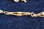 Solid 9ct gold Italian chain necklace, 51 cm, UK hallmarked