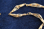 Solid 9ct gold Italian chain necklace, 51 cm, UK hallmarked