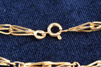 Solid 9ct gold Italian chain necklace, 51 cm, UK hallmarked