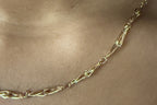 Solid 9ct gold Italian chain necklace, 51 cm, UK hallmarked