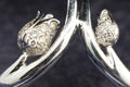 Shaun Leane Maybell 18ct white gold diamond pave ring, London hallmarked, boxed with receipt