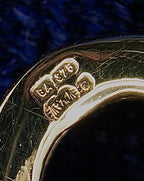 9ct tricolour gold fancy link bracelet, 18.7 cm, Sheffield hallmarked