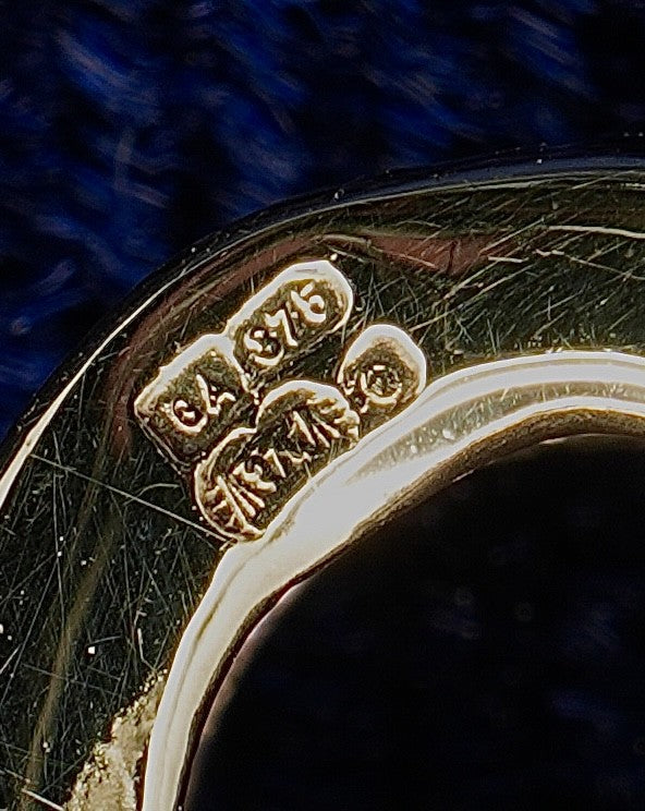 9ct tricolour gold fancy link bracelet, 18.7 cm, Sheffield hallmarked