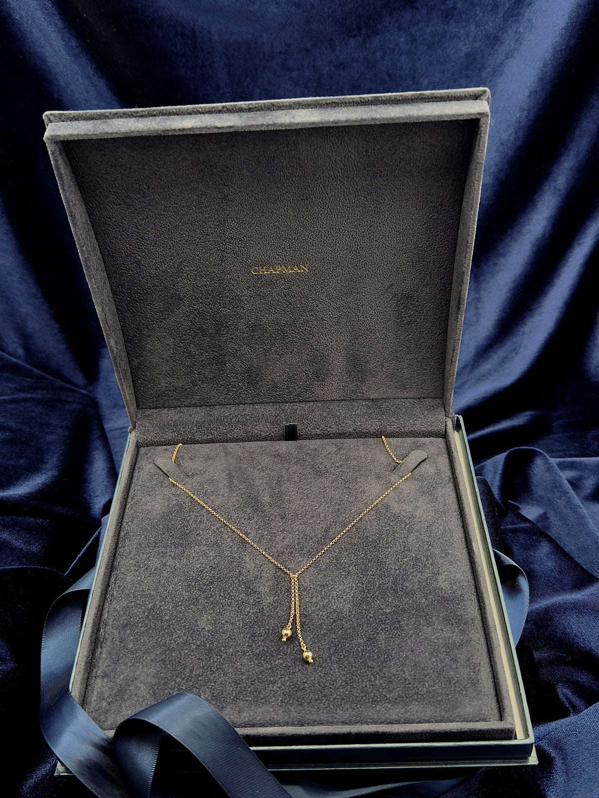 9ct gold fine belcher link necklace, 45.5 cm, Sheffield hallmarked