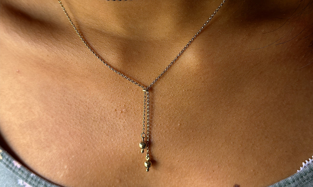 9ct gold fine belcher link necklace, 45.5 cm, Sheffield hallmarked