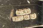 Solid 9ct yellow gold figaro chain necklace, 30 inch, 21.74 g, hallmarked