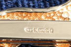 9ct gold dog tie clip, Birmingham hallmarked