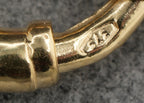 9ct yellow gold open mesh effect bracelet, Sheffield hallmarked