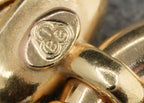 9ct yellow gold open mesh effect bracelet, Sheffield hallmarked