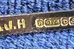 9ct gold GRAMPA bar brooch, Birmingham hallmarked