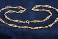 Solid 9ct gold Italian chain necklace, 51 cm, UK hallmarked