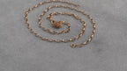 Solid 9ct Gold Belcher Necklace with Hedgehog Charm 52cm 6.3g 375 Sheffield