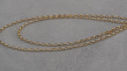 9ct gold chain, 58cm