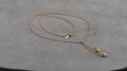 9ct gold fine link necklace