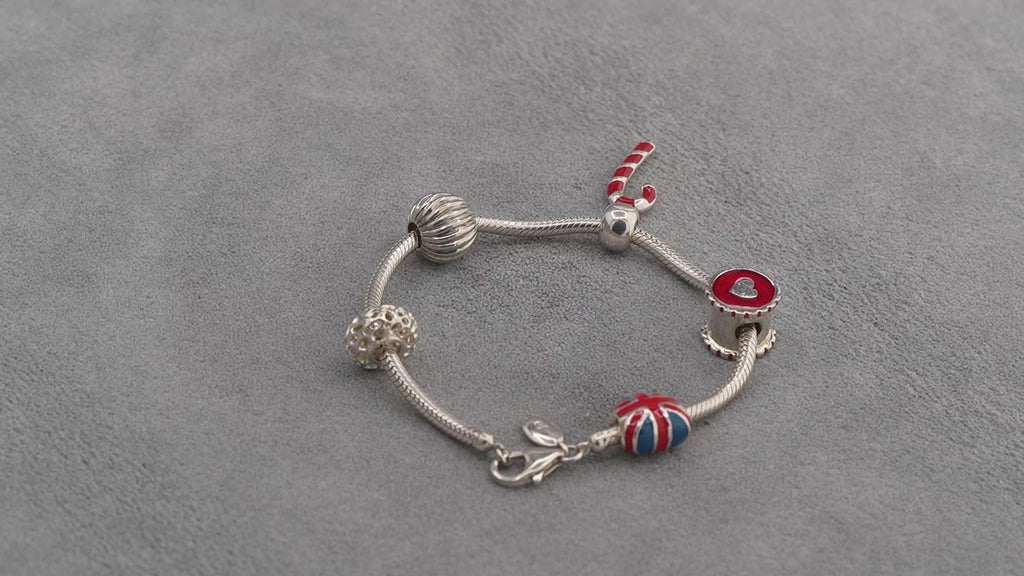 Sterling Silver Bracelet 25.3g 925 London Leopard Hallmarked