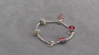 Sterling Silver Bracelet 25.3g 925 London Leopard Hallmarked